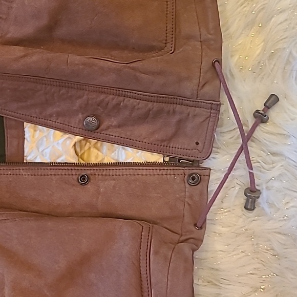 Georgetown Men's Brown Leather/Suede BomberJacket Size: Med - Picture 7 of 16